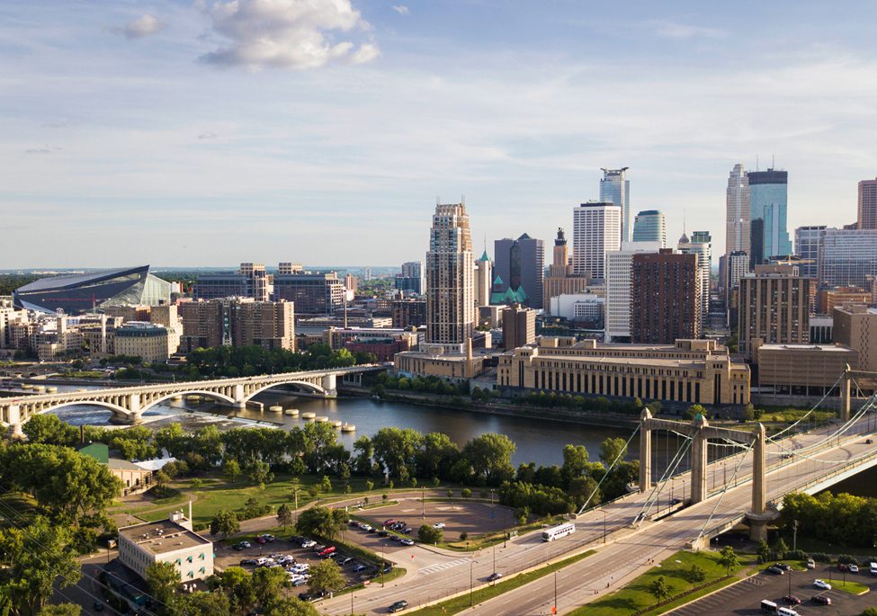 Minneapolis aerial view