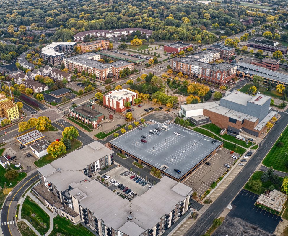 Burnsville MN aerial view. Burnsville Movers - Piepho Moving & Storage
