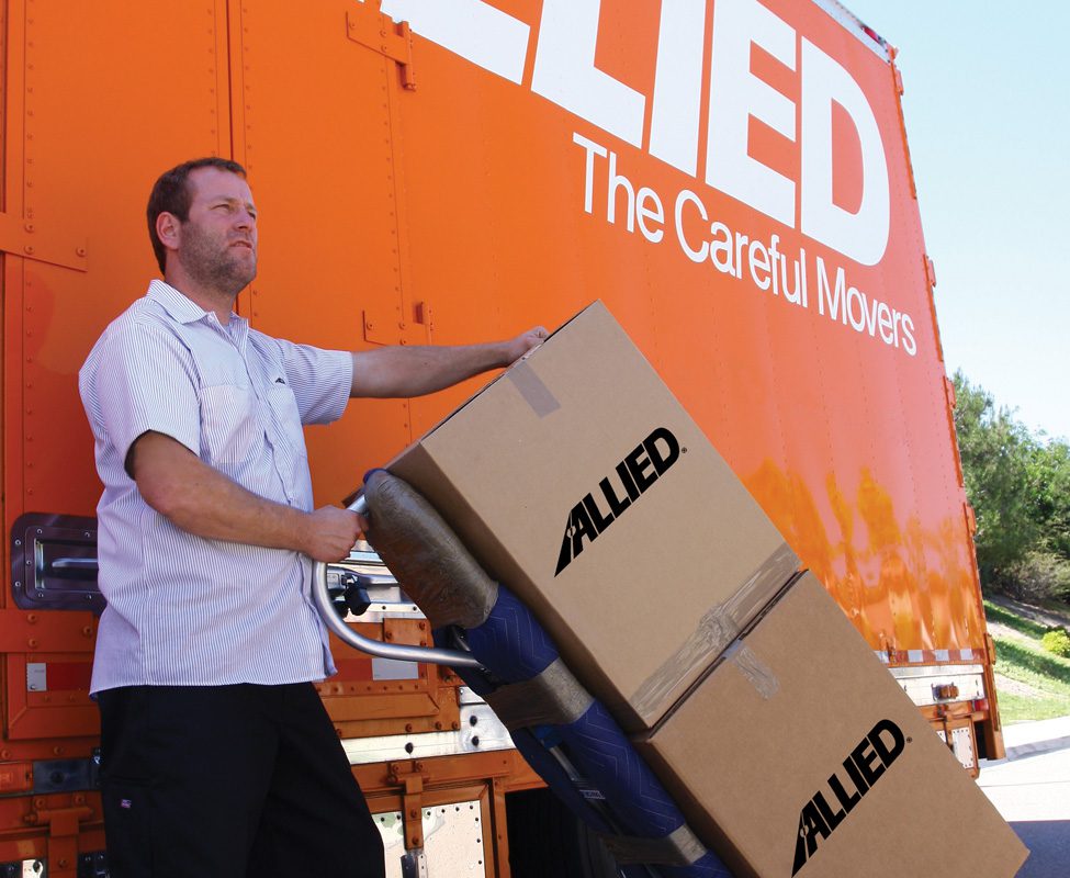 Piepho Moving & Storage worker. Excelsior Movers - Piepho Moving & Storage