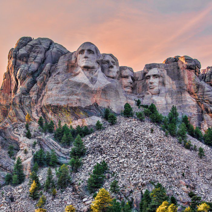 Mount Rushmore National Memorial,Black Hills region of South Dakota, USA