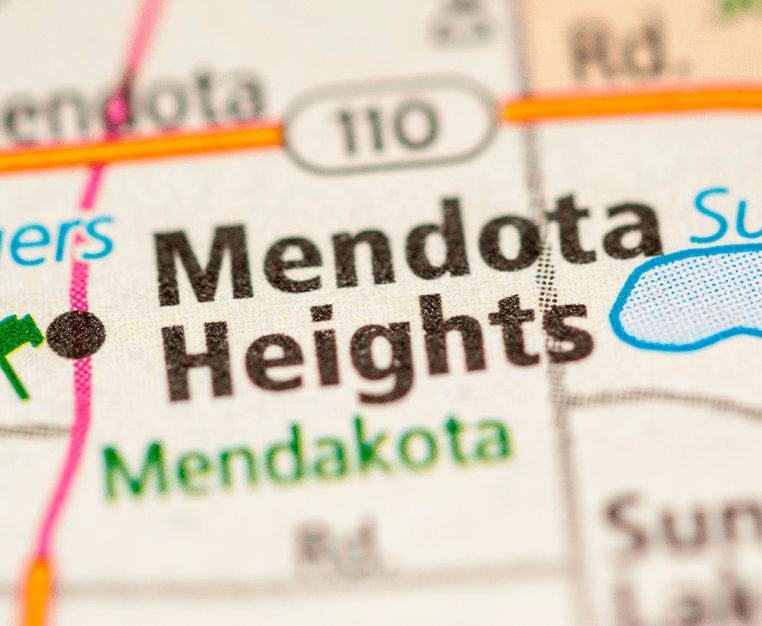 Mendota Heights on a map. Mendota Heights MN Movers - Piepho Moving & Storage