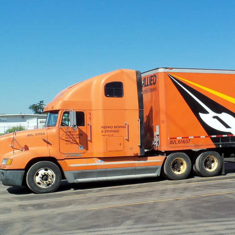 Piepho allied moving truck on the highway