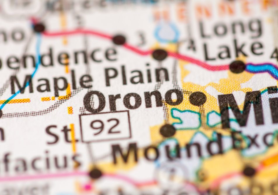 Orono. Minnesota on USA map. Oronoco Movers - Piepho Moving & Storage