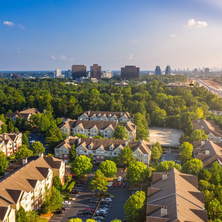 Condos in Atlanta suburbs just next to Highway GA 400