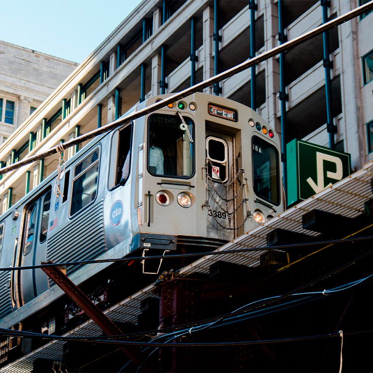 Train transportation from Chicago Illinois