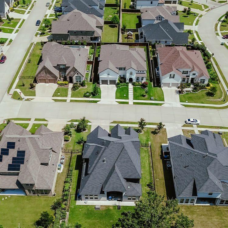 single-family residential suburb