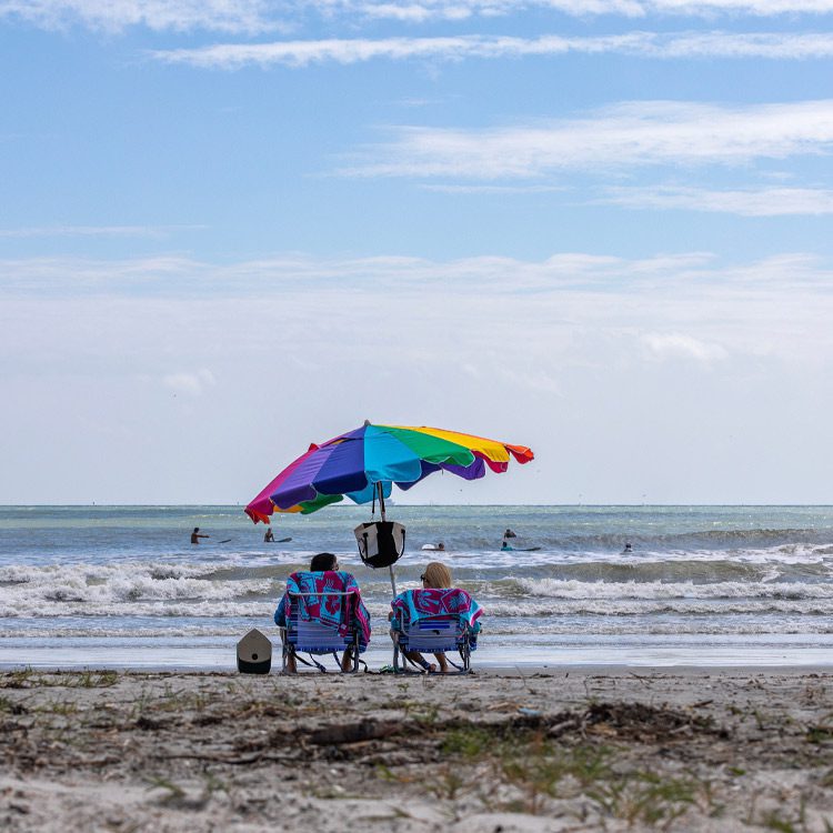 scenery of Canaveral beach, Orlando, FL