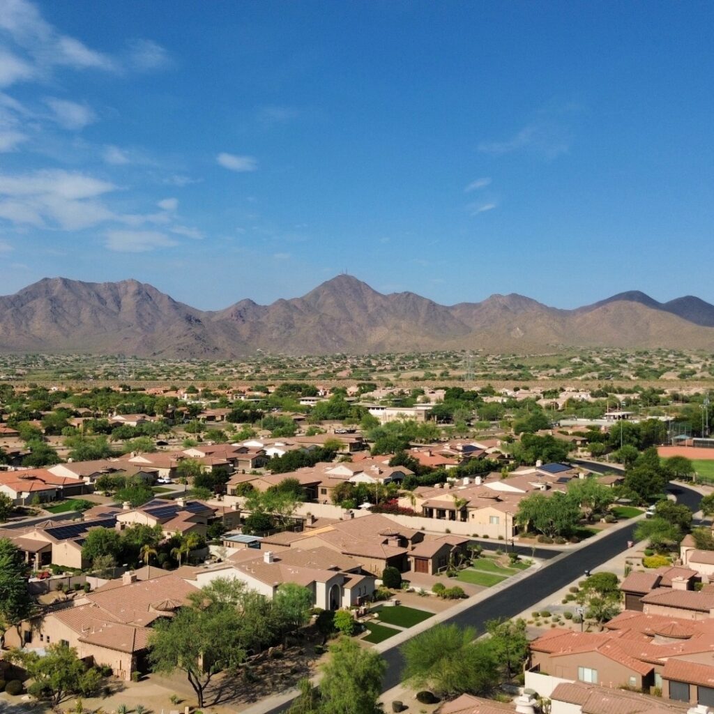 The beautiful McDowell mountains in Scottsdale, AZ