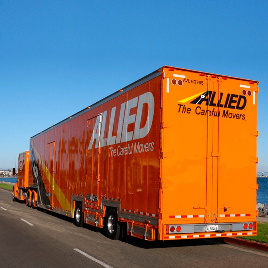 Atlas Allied moving truck on the road